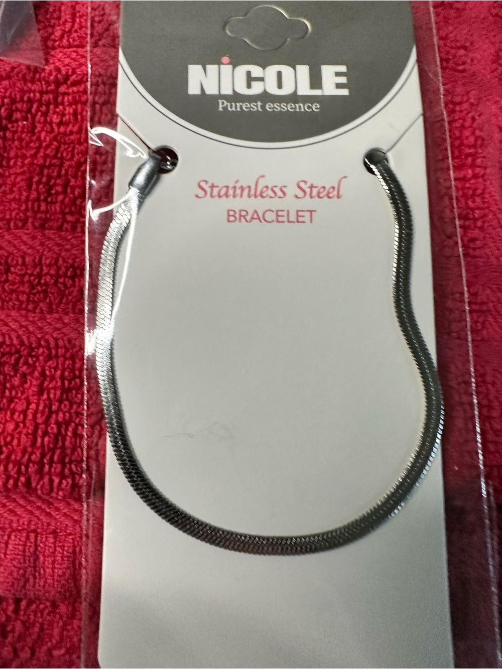 Nicole Men's Stainless Steel Bracelet in Silver 6